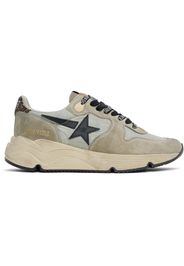 Golden Goose Taupe Running Sole Sneakers