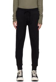 Greg Lauren Black 50/50 Lounge Pants