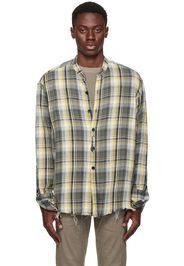 Greg Lauren Gray Check Shirt