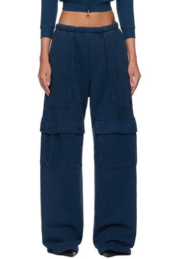 GREG ROSS Navy Cargo Lounge Pants