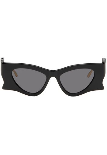 Gucci Black & Gold Cat-Eye Sunglasses