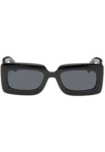 Gucci Black Rectangular Sunglasses