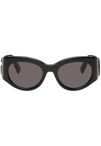 Gucci Black Marmont Monocolor Round Sunglasses