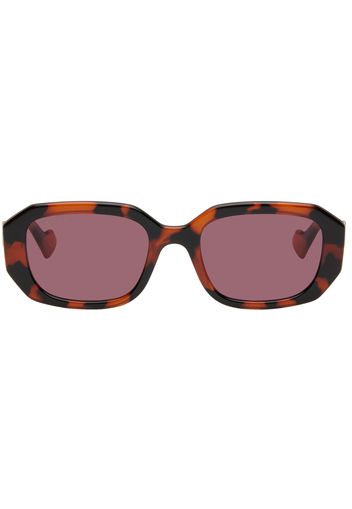 Gucci Tortoiseshell Rectangular Sunglasses