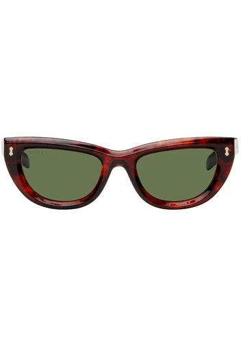 Gucci Tortoiseshell Cat-Eye Sunglasses