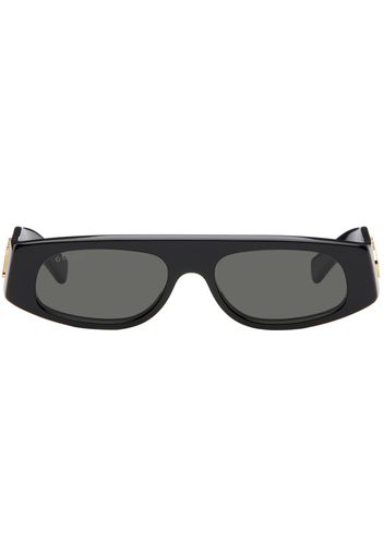 Gucci Black Geometric Shaped Sunglasses