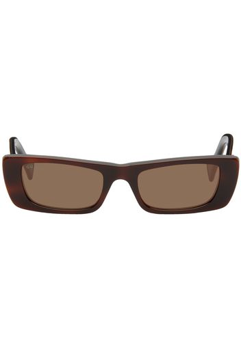 Gucci Tortoiseshell Rectangular Sunglasses