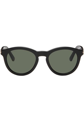 Gucci Black Round Sunglasses