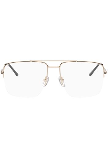 Gucci Gold Aviator Glasses