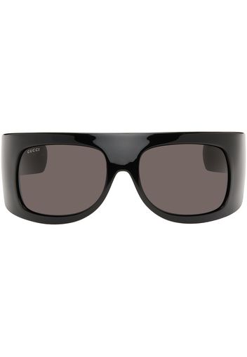 Gucci Black Shield Sunglasses