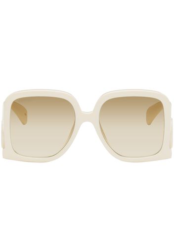 Gucci Off-White Square Sunglasses