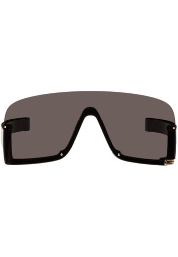 Gucci Black Shield Sunglasses