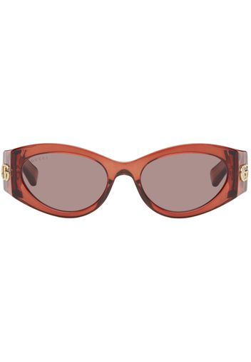 Gucci Burgundy Cat-Eye Sunglasses