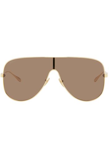 Gucci Gold Mask Sunglasses