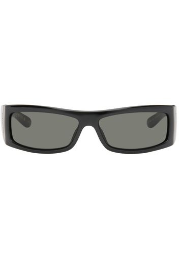 Gucci Black Rectangular Sunglasses