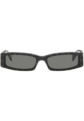 Gucci Black Rectangular Frame Sunglasses