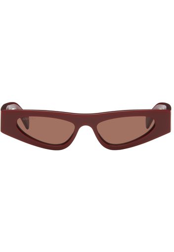 Gucci Burgundy Cat-Eye Sunglasses