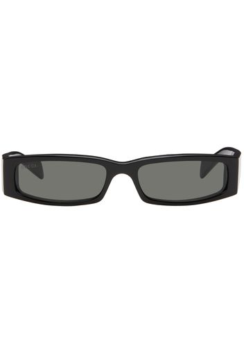 Gucci Black Rectangular Frame Sunglasses