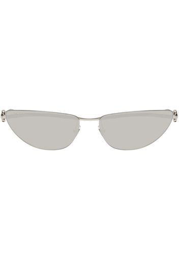 Gucci Silver Cat-Eye Sunglasses