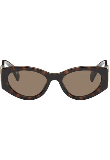 Gucci Brown Cat-Eye Frame Sunglasses