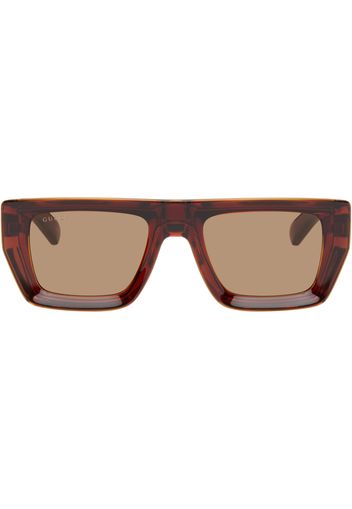 Gucci Brown Sunset Boulevard Sunglasses