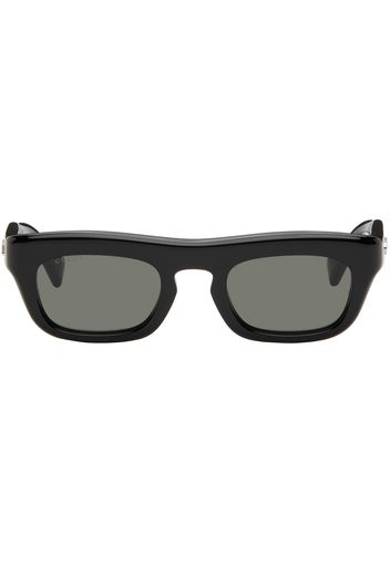 Gucci Black Rectangular Frame Sunglasses