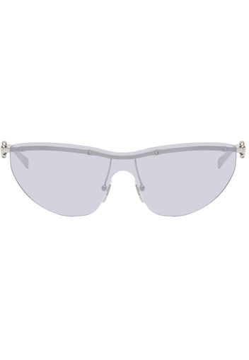 Gucci Silver Rimless Sunglasses