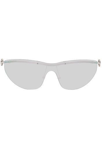 Gucci Silver Rimless Sunglasses