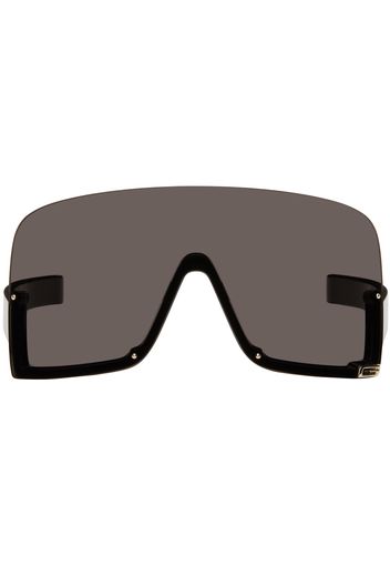 Gucci Black Shield Sunglasses