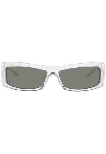 Gucci Transparent Rectangular Sunglasses