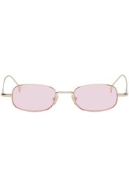 Gucci Gold Rectangular Sunglasses