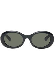 Gucci Black Oval Sunglasses