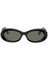 Gucci Black Oval Sunglasses