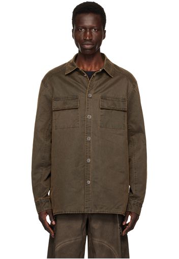 Han Kjobenhavn Brown Washed Shirt