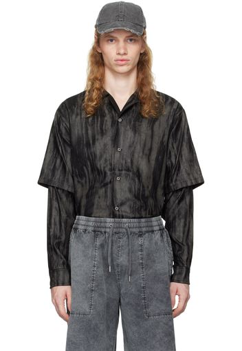 Han Kjobenhavn Gray Two-Layered Shirt