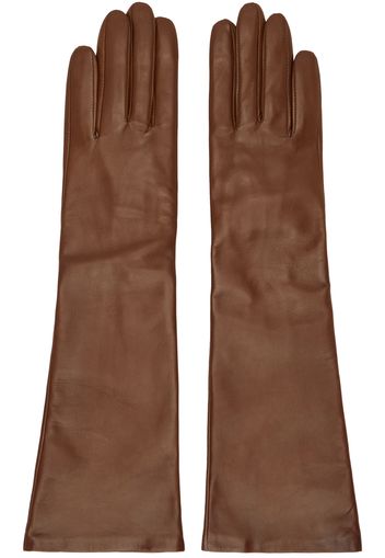 Handsome Stockholm Brown Essentials Long Gloves