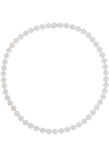 Hatton Labs Silver Daisy Tennis Chain Necklace