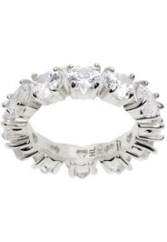 Hatton Labs Silver Heart Eternity Ring