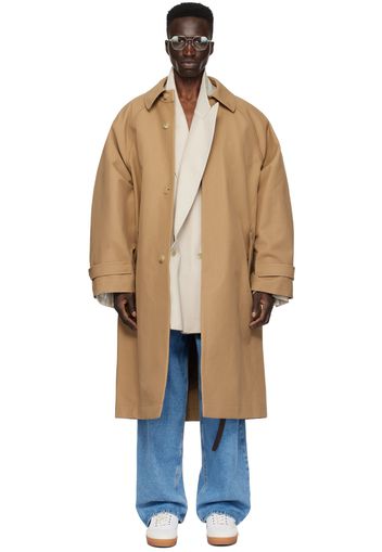 Hed Mayner Tan Raglan Coat