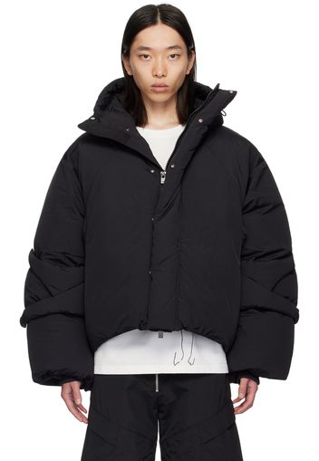 HELIOT EMIL Black Strap Down Jacket