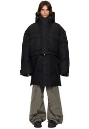 HELIOT EMIL Black Elementary Coat