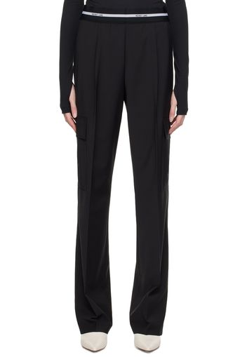 Helmut Lang Black Wide-Leg Trousers