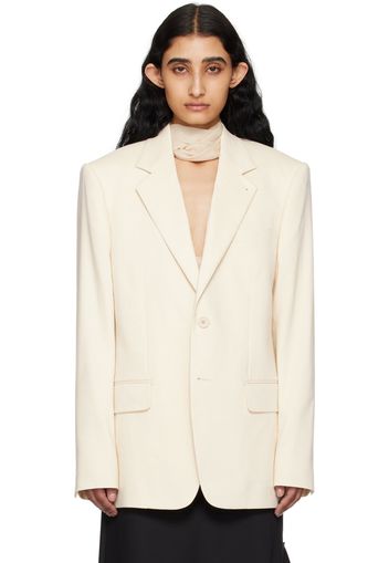 Helmut Lang Off-White Classic Blazer