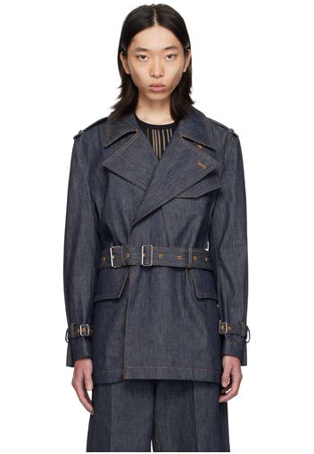 Helmut Lang Indigo Rider Denim Jacket