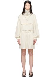 Helmut Lang Off-White Gusset Minidress