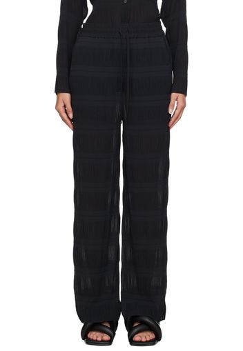 Henrik Vibskov Black Grow Lounge Pants