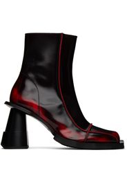 Henrik Vibskov Black & Red Elle Driver Boots