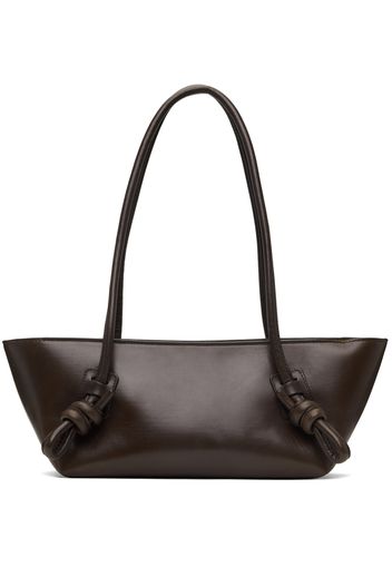 HEREU Brown Fleca Baguette Bag