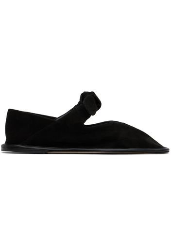 HEREU Black Llasada Ballerina Flats