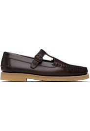 HEREU Brown Alber Rubber Veg Tan Loafers